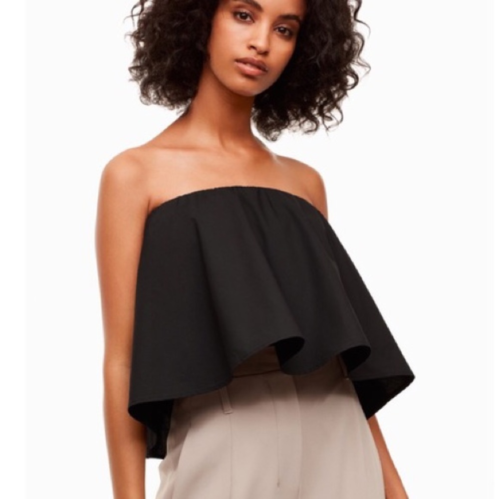ARITZIA BABATON POPLIN “ECKERD” BLOUSE - XS